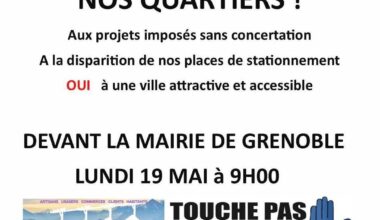 DEMAIN LUNDI à 9 H PROTESTATION DEVANT LA MAIRIE