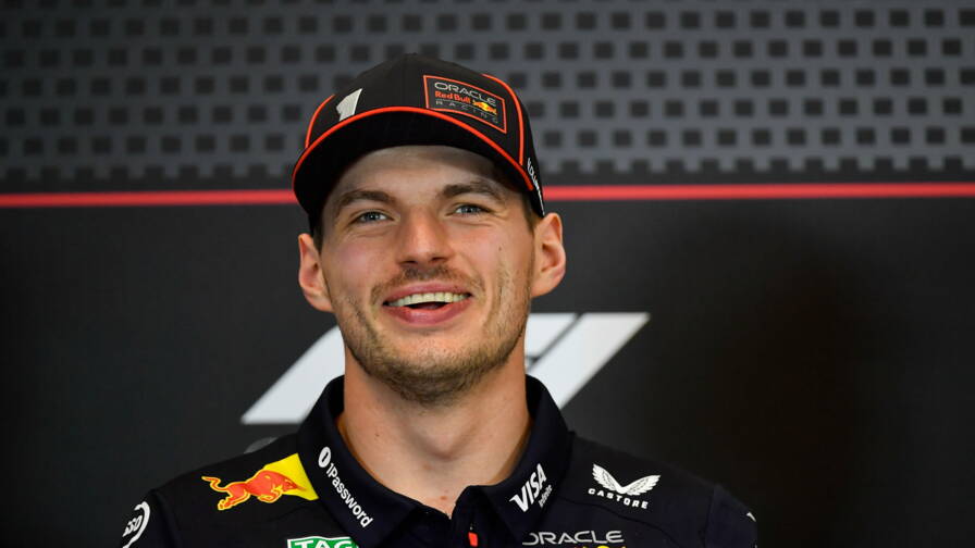 Le pilote néerlandais Max Verstappen, pilote dans l'écurie Red Bull.