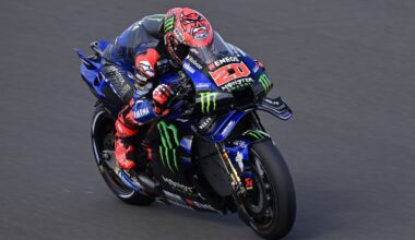 La grille de départ de la course principale au GP de Grande-Bretagne MotoGP