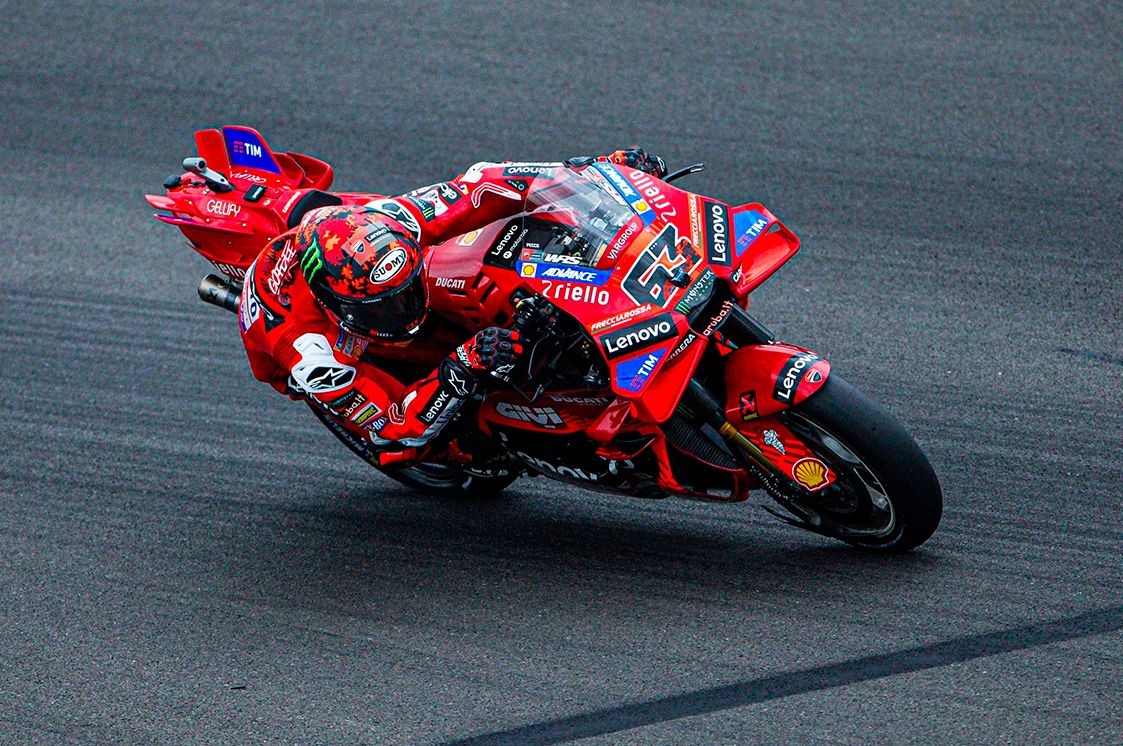 Bagnaia met son pneu arrière en cause : "Je glissais partout"