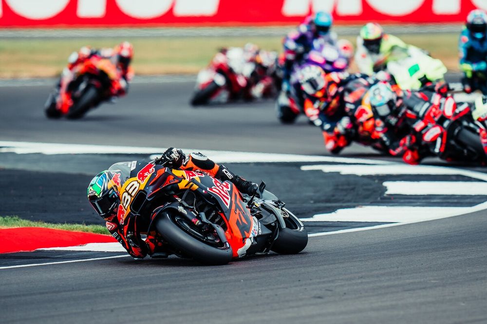 Brad Binder a pris la 14e place en course.