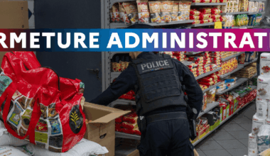 fermeture administrative pour cette épicerie