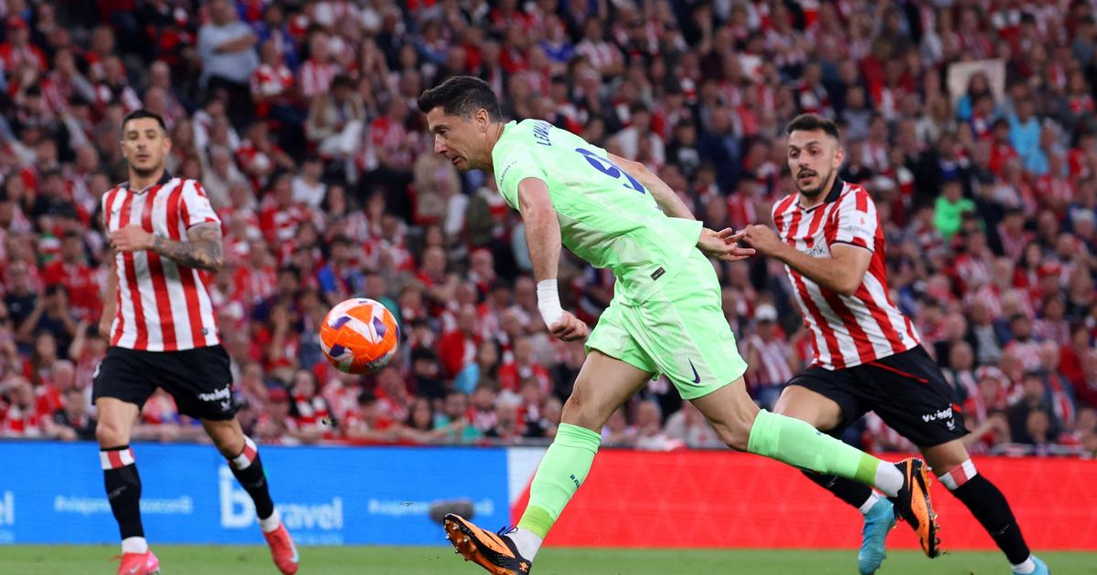 déjà champion d’Espagne, le Barça termine par un succès à Bilbao, le mur du 100 pour Lewandowski
