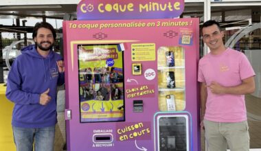 leur machine fabrique des coques personnalisées de smartphones en trois minutes
