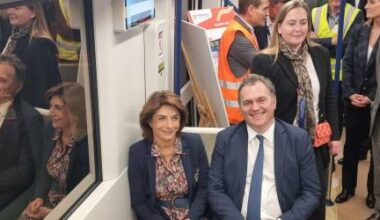 Le ministre des Transports, Philippe Tabarot, découvre le futur métro