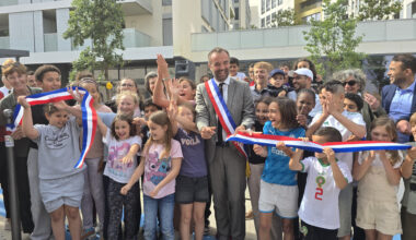 l'école Joan Miró a son nouveau parvis