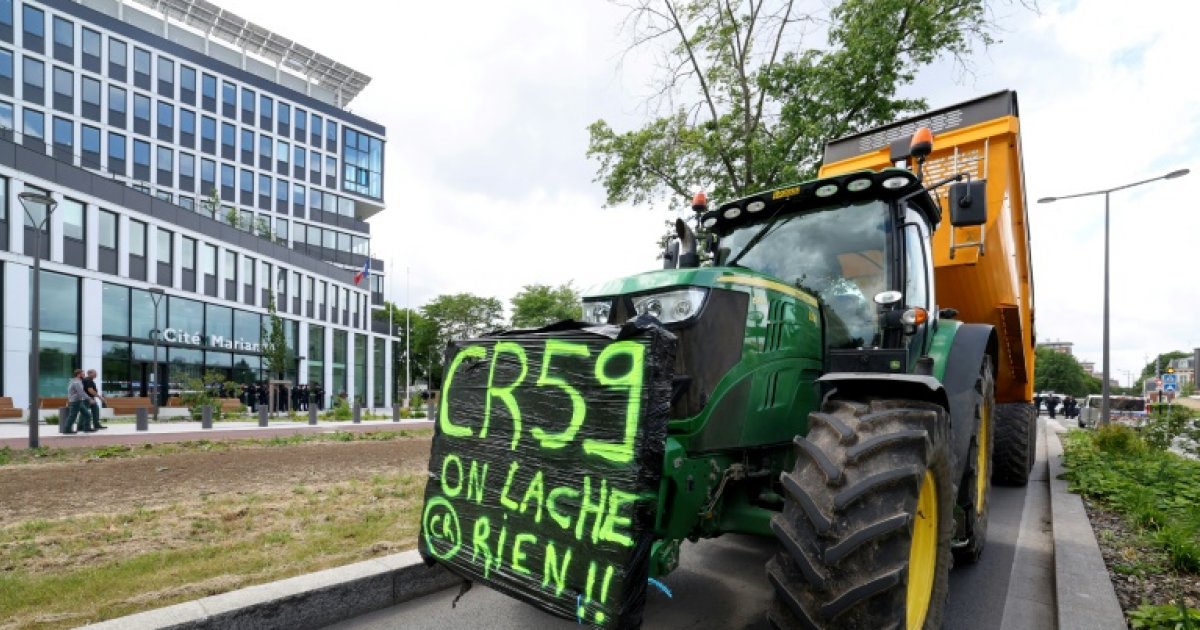 Engrais: la Coordination rurale manifeste en tracteurs dans Lille : Actualités