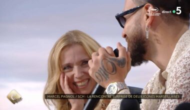 "C’est ma gâtée" : la déclaration "d’amour" de SCH à Léa Drucker sur le plateau de "C à Vous"