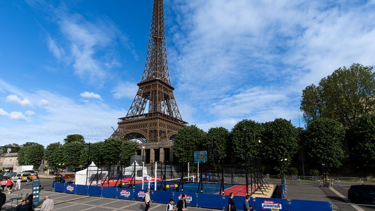 « Le meilleur terrain du monde » pour Tony Parker : à Paris, faites du padel au pied de la tour Eiffel