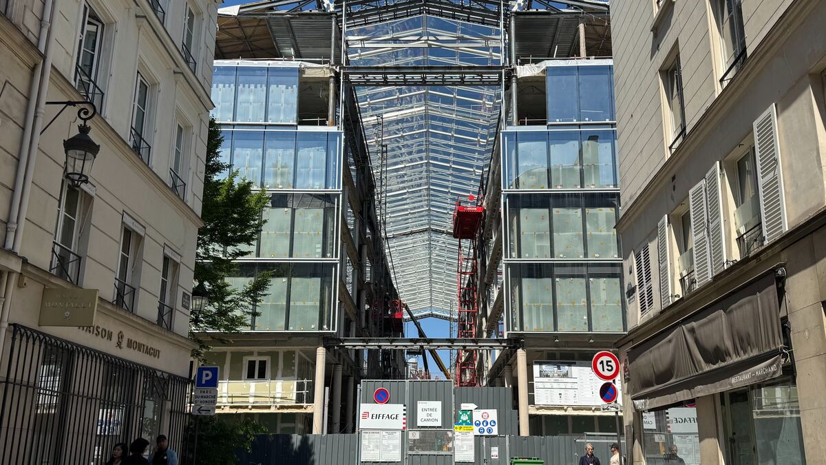 Marché Saint-Honoré : à Paris, la rénovation du « Temple de verre » bat son plein