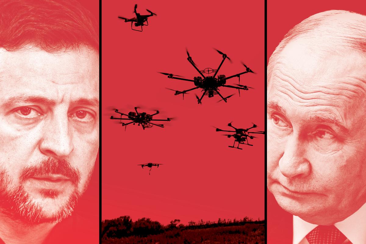 “Les drones, c’est devenu l’arme populaire, à l’image du cocktail Molotov”
