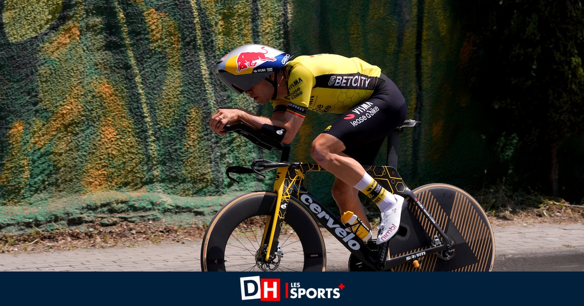 Wout van Aert va prendre le départ du chrono de Pise avec une selle à ... 1250 € : "J'ai tendance à glisser"