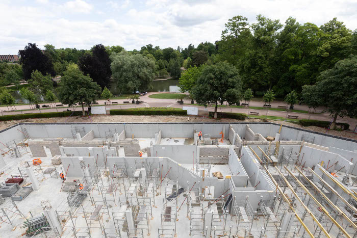 Le futur bowling de l’Orangerie sort de terre
