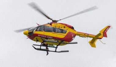 une cycliste héliportée après une chute de 5 mètres