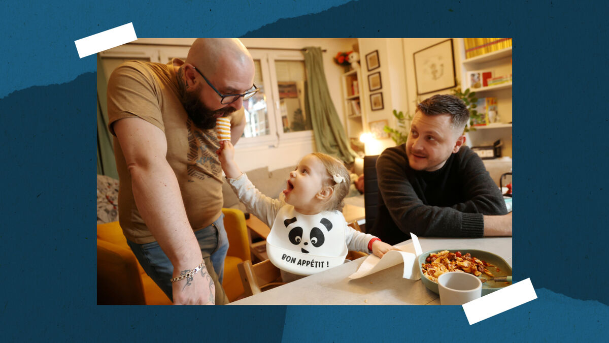 Un dîner chez… Yann et Loïc, parents de Rose, 2 ans : « Piétonniser Paris, c’est une super idée »