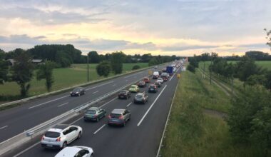 un bouchon de plus de 7 kilomètres sur la RN157
