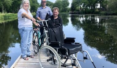 vos vieux vélos pourraient ouvrir le halage aux handicapés