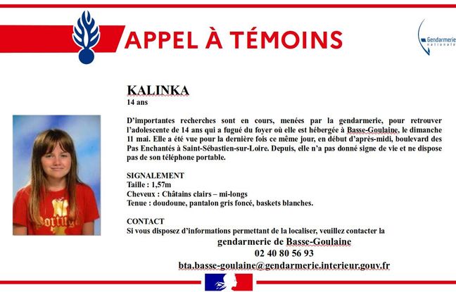 Un appel à témoins lancé après la disparition d’une ado depuis plus d’une semaine