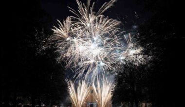 voici les horaires et le lieu du feu d'artifice en 2025