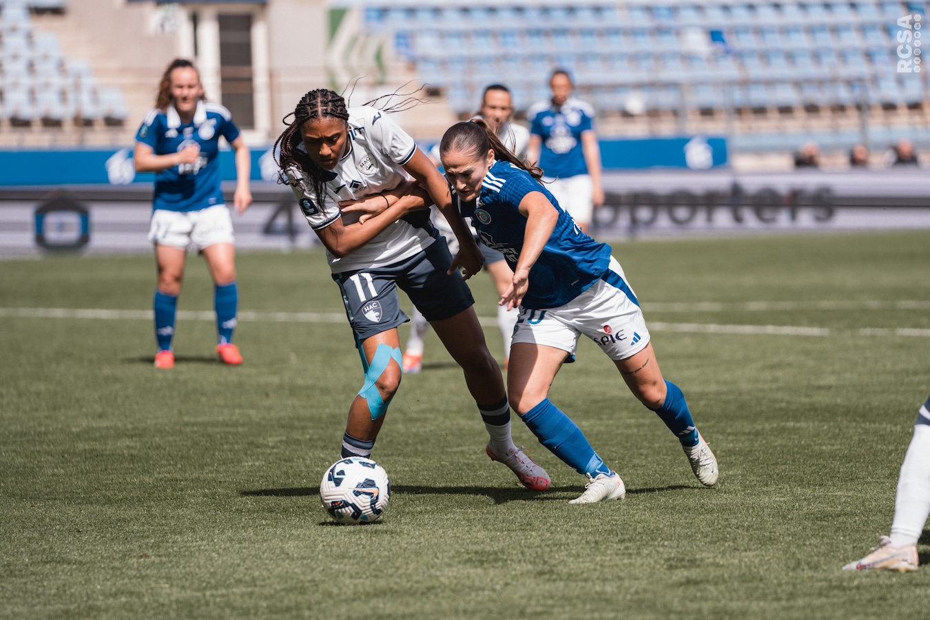 l'initiative du Racing Club de Strasbourg pour soutenir les féminines