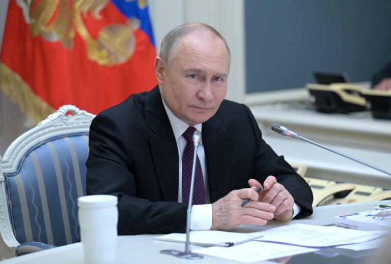 Le président russe Vladimir Poutine à Moscou, le 28 mai 2025 (Alexei NIKOLSKY)