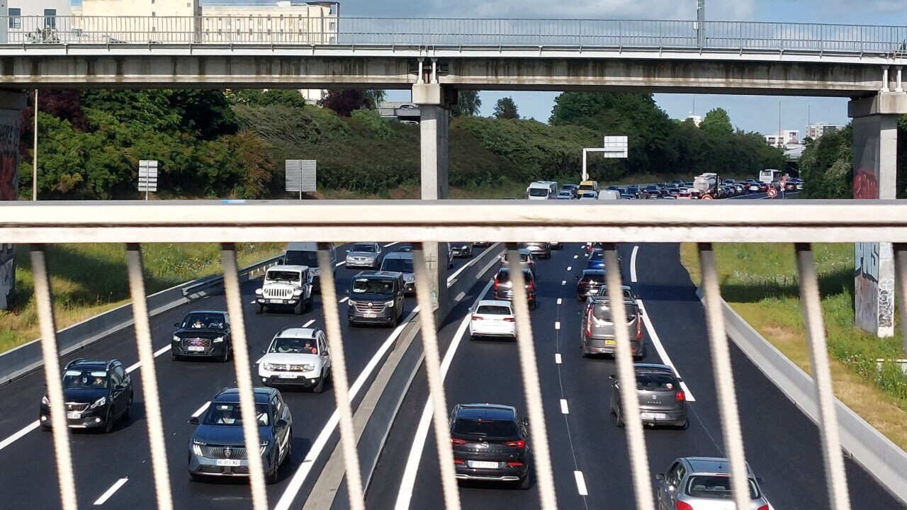Jusqu'à 33 km de bouchons cumulés sur le périphérique de Caen mercredi soir : du rarement vu