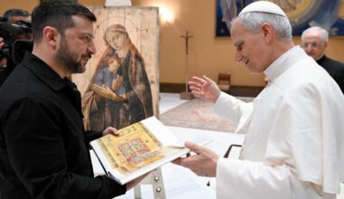 L’icône offerte par Zelensky au pape, un symbole de l’Ukraine en guerre