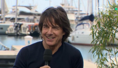 Tom Cruise aguiche Anne-Élisabeth Lemoine au Festival de Cannes