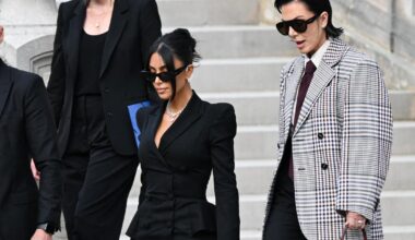 la publication cavalière (et en français) de Kim Kardashian après son procès