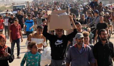 la distribution de l’aide humanitaire encadrée par l’armée israélienne dégénère