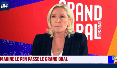 Le Pen tance la position «indigne» de Macron sur la situation au Proche-Orient