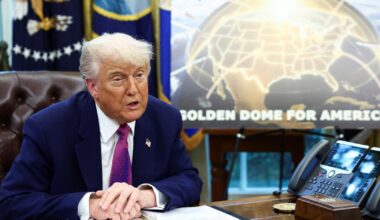 Donald Trump annonce la construction d’un bouclier antimissiles «Dôme d’or» pour les États-Unis