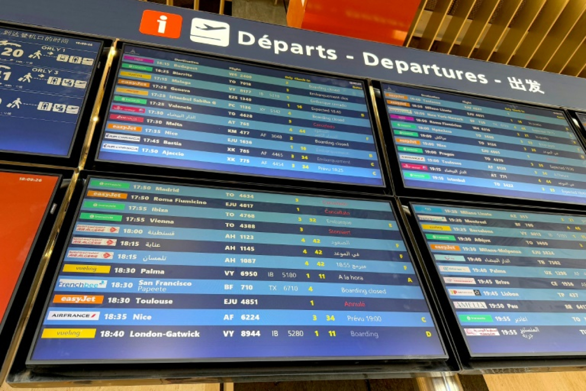 Panne à l'aéroport de Paris-Orly, 130 vols annulés dimanche - 18/05/2025 à 20:27