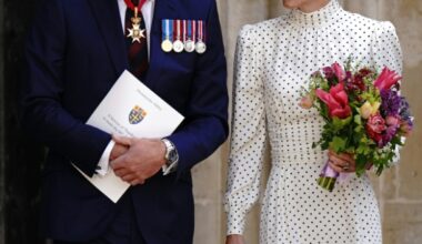 Le prince William, prince de Galles, et Catherine, princesse de Galles, quittent l