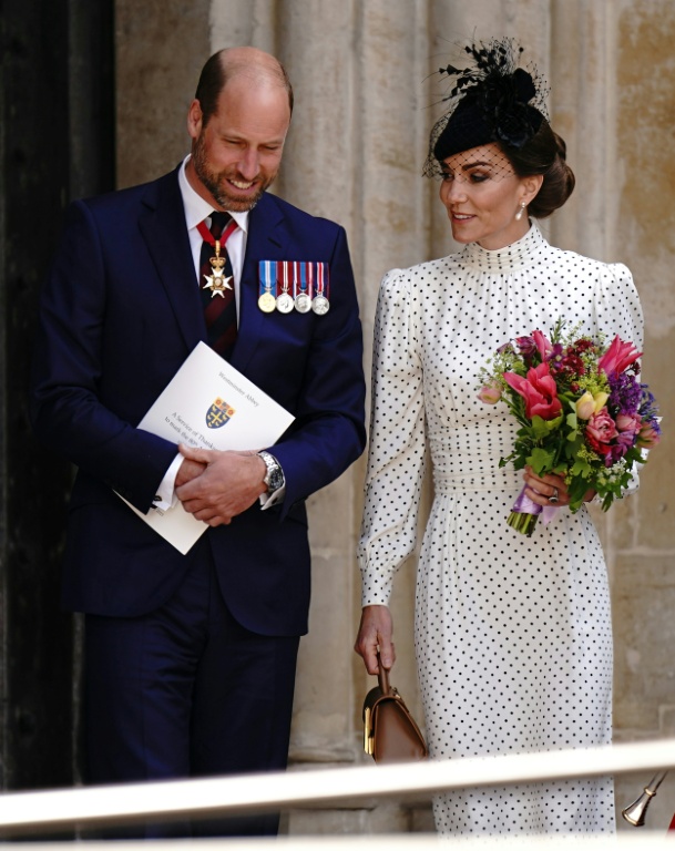 Le prince William, prince de Galles, et Catherine, princesse de Galles, quittent l