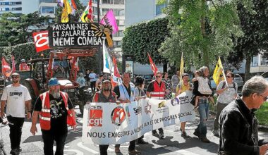 « Un bon 1er-Mai » : à Rennes, au moins 3 000 personnes défilent dans les rues