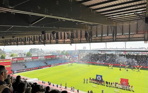 La tribune Quimper était fermée ce dimanche.