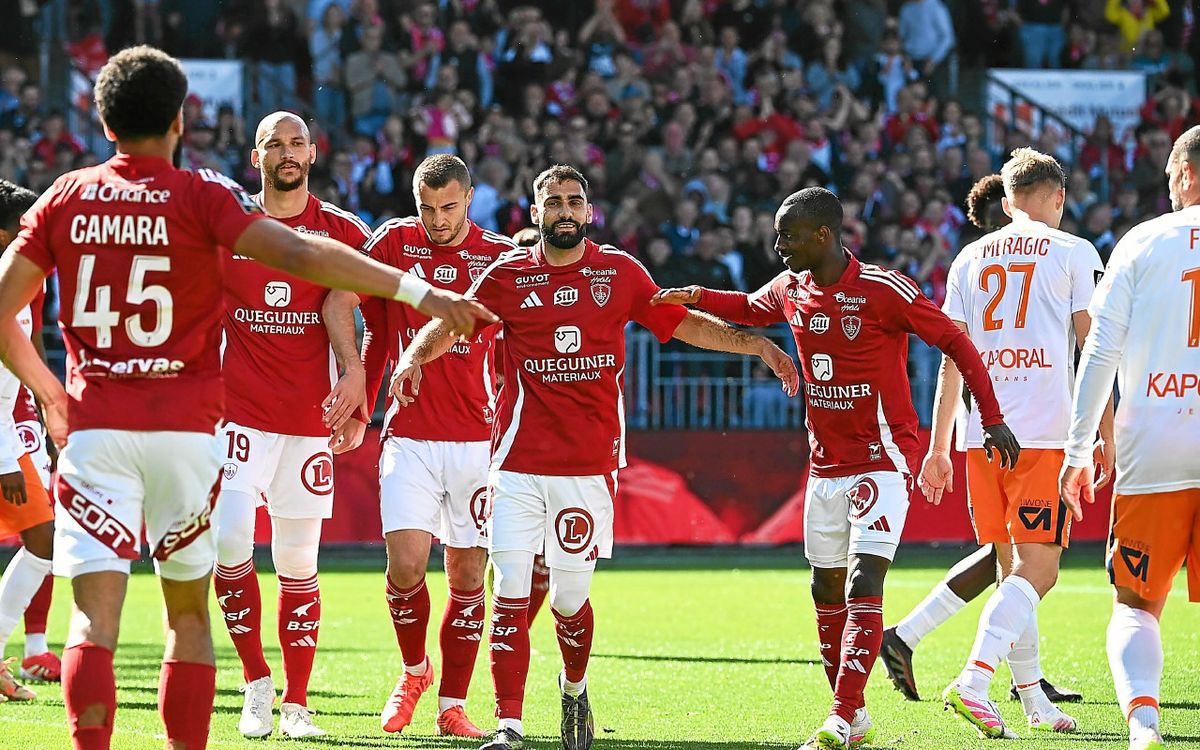 Brest - Montpellier : le résumé de la courte victoire des Brestois, assurés de finir dans le top 10 de Ligue 1