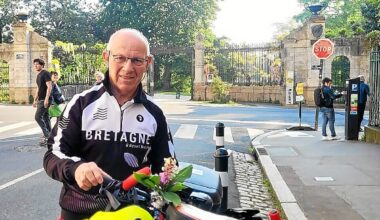 Obligé de faire demi-tour, le cycliste alréen Joël Le Berrigaud repartira le 1er août