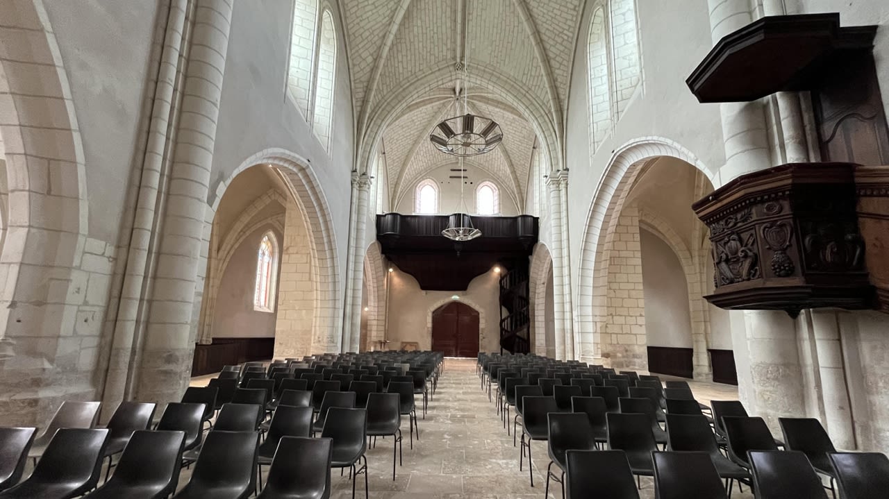 La rénovation de l’intérieur de la nef de l’église Saint-Etienne de Romorantin était la dernière étape des travaux.