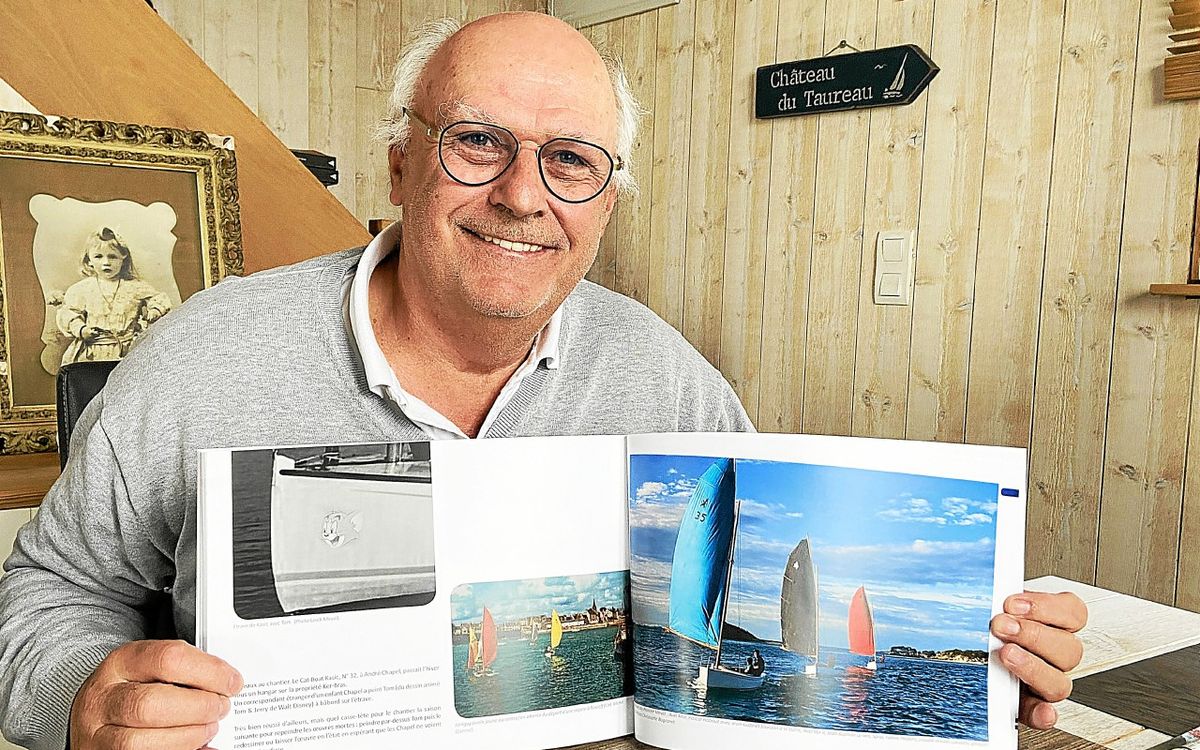« Le livre réveillera peut-être des mémoires » : à Carantec, Loïck Mével raconte l’histoire de son père charpentier de marine