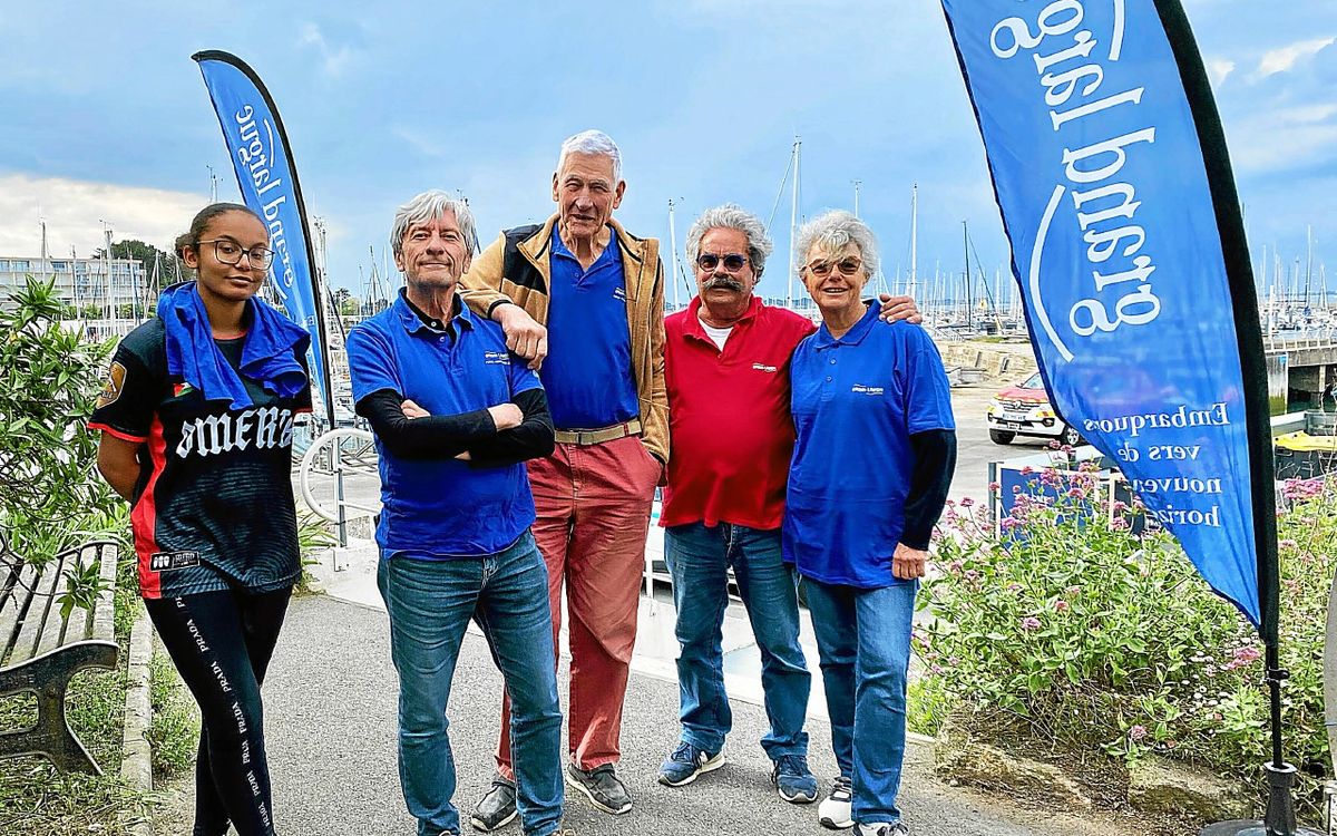 L’association Grand Largue était en escale à Quiberon ce week-end