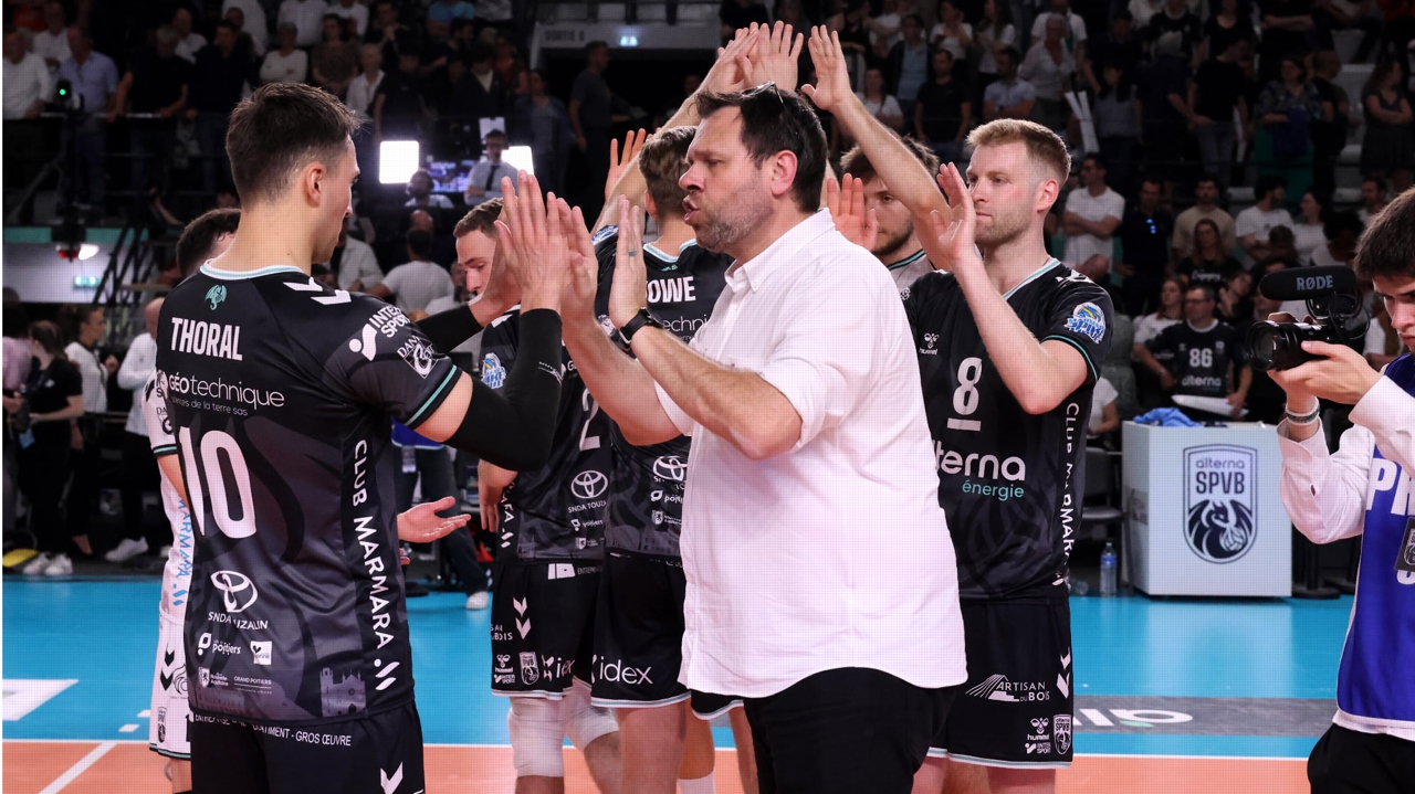 après la finale aller perdue contre Tours, le manager de Poitiers estime que "tout est largement jouable"