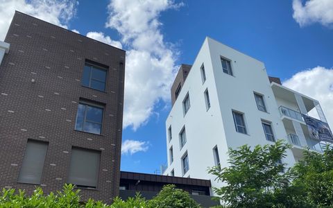 Parmi les derniers projets livrés en Bretagne, cette résidence de 27 logements rue de Nantes, à Rennes.
