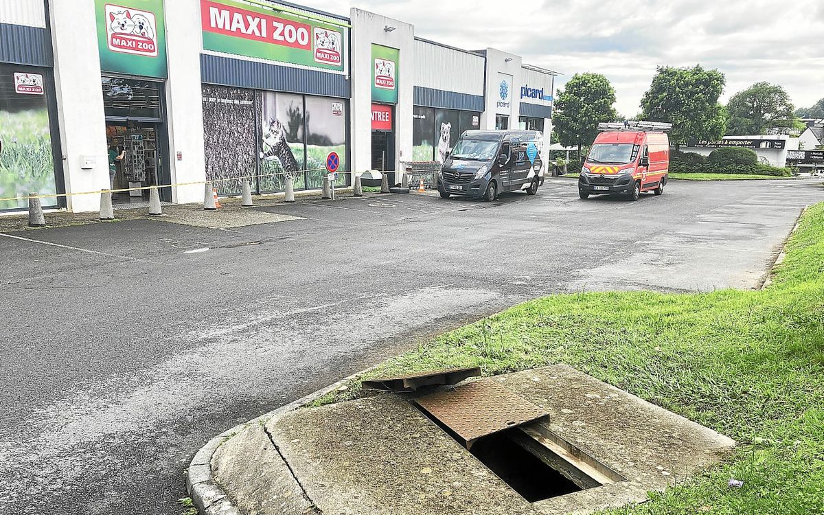 Orages en pays de Brest : deux magasins inondés à Landerneau