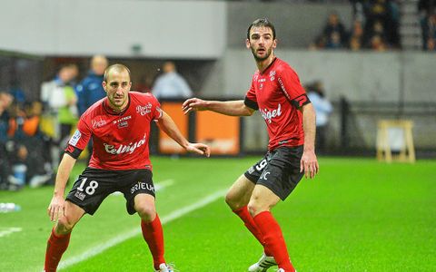 Christophe Kerbrat et Lionel Mathis sous le maillot d’EAG.
