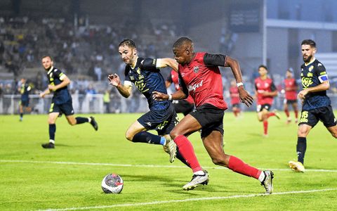 Sous le maillot du Stade Briochin, Christophe Kerbrat a retrouvé l’En Avant Guingamp (B), en National 2.