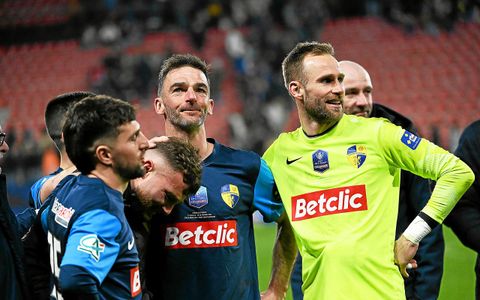 Christophe Kerbrat après l’élimination face au PSG en Coupe de France au Roazhon Park.