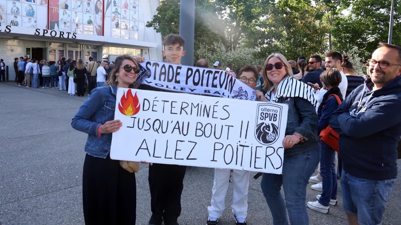 Les Poitevins qui ont eu la chance d’avoir une place pour assister à la finale retour ont bien l’intention de se faire entendre !