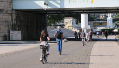 une femme percutée par un scooter alors qu'elle faisait son jogging sur les Berges du Rhône